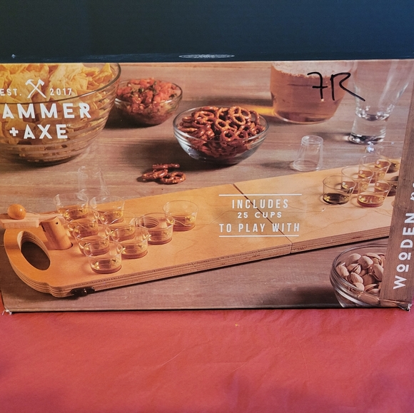 Hammer + Axe Wooden Pong Game - Picture 8 of 8